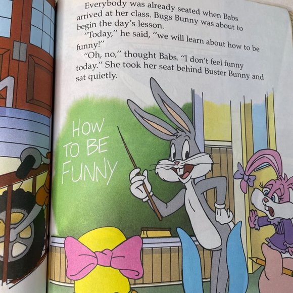 Tiny Toon Adventures Happy Birthday Babs Little Golden Book 1990 u Childrens Boo - Picture 6 of 7